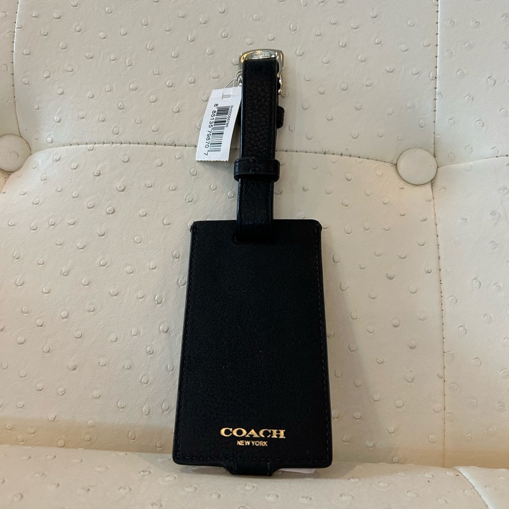 Coach Luggage Tag